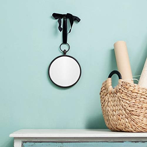 NIKKY HOME 8 Inch Vintage Small Decorative Round Wall Mirror Decor Rustic Metal Framed Decorative... | Amazon (US)