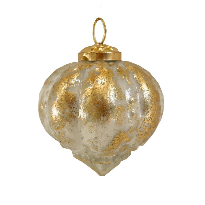 Antiqued Gold Ornament (6 Styles) | Linen & Flax Co