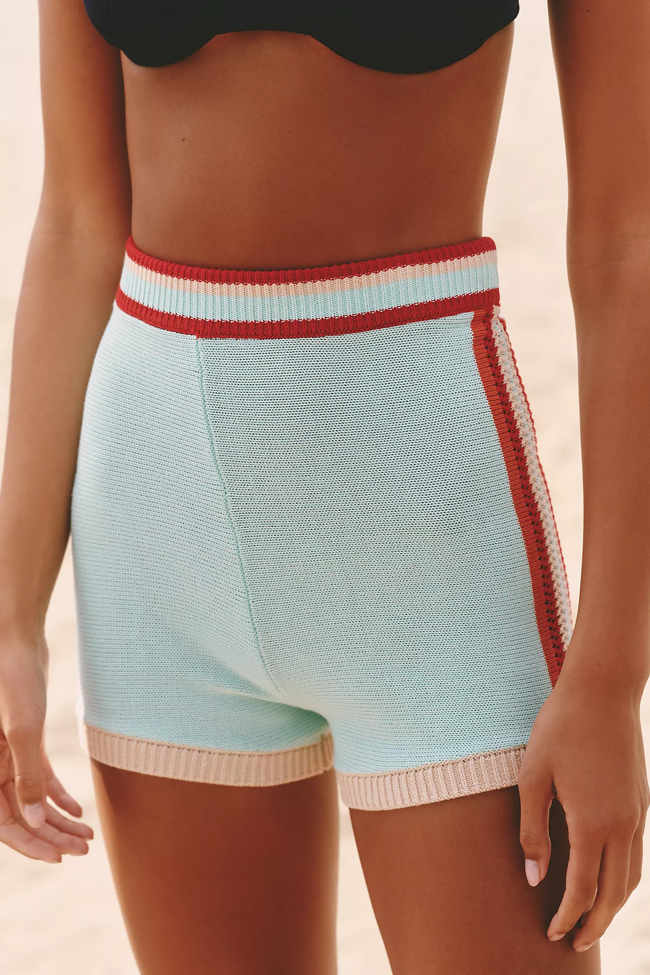 Celandine Colorblock Sweater Shorts | Anthropologie (US)