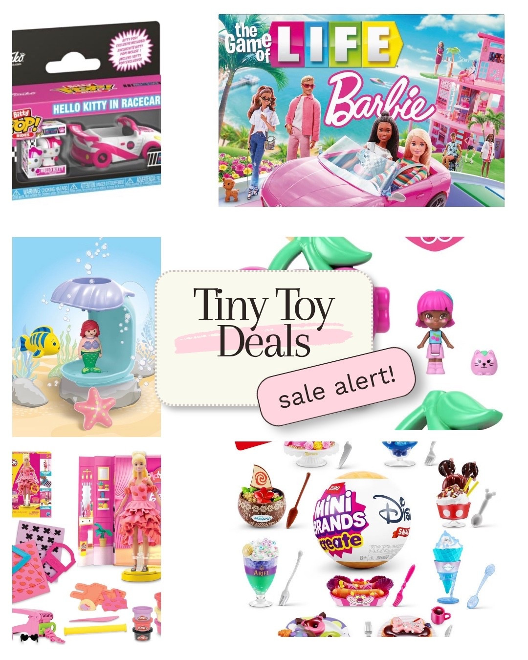 Sale alert! Tiny toy finds including Polly Pocket, Barbie, Lego, Funko, Playmobil, Mini Brands, Needoh, LOL Surprise Dolls and more!

#LTKmomlife #LTKSaleAlert #LTKKids