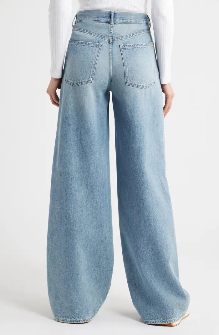 Madewell Superwide Leg Drawstring Jeans | Nordstrom | Nordstrom
