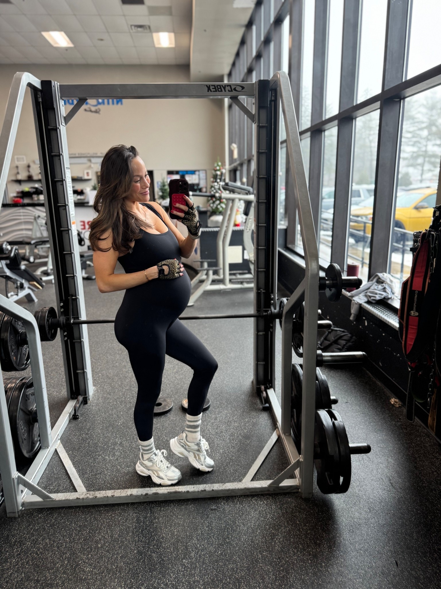 The best maternity bodysuit with a built in bra. So comfy and grows with the bump. Wearing a size small, super stretchy🖤

#LTKootd #LTKBump #LTKActive