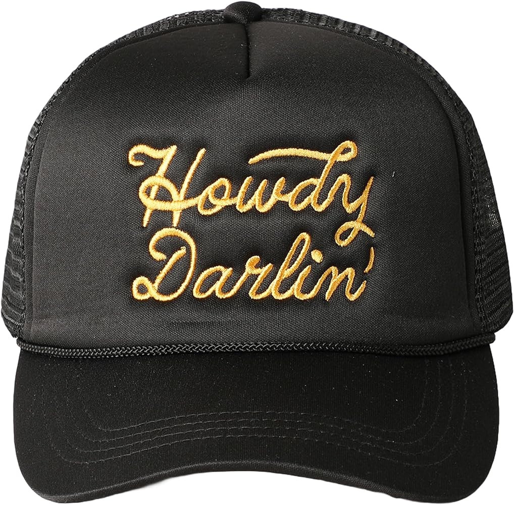 MIRMARU Retro Foam Mesh Trucker hat Trendy Design Summer Baseball Cap for Womens | Amazon (US)