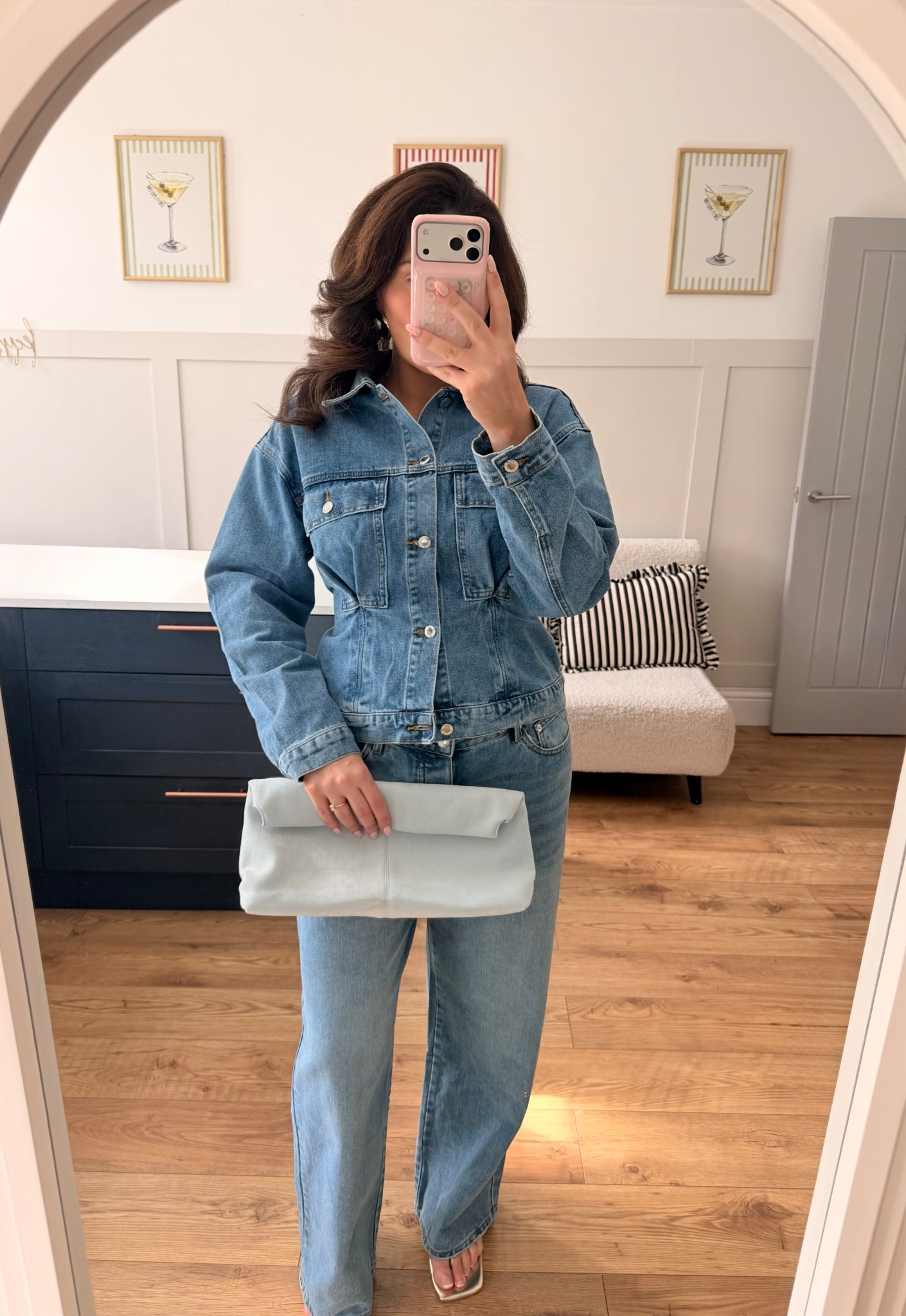 Brunch OOTD 
girls day 
Date night 
Double denim 
Spring ootd 

#LTKjeans #LTKspring #LTKuk