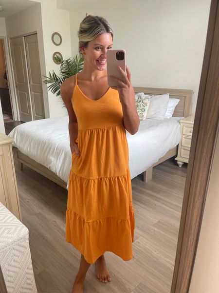 Orange dream 🍊Perfect spring dress! 
Size - S

#LTKSeasonal #LTKunder50 #LTKtravel