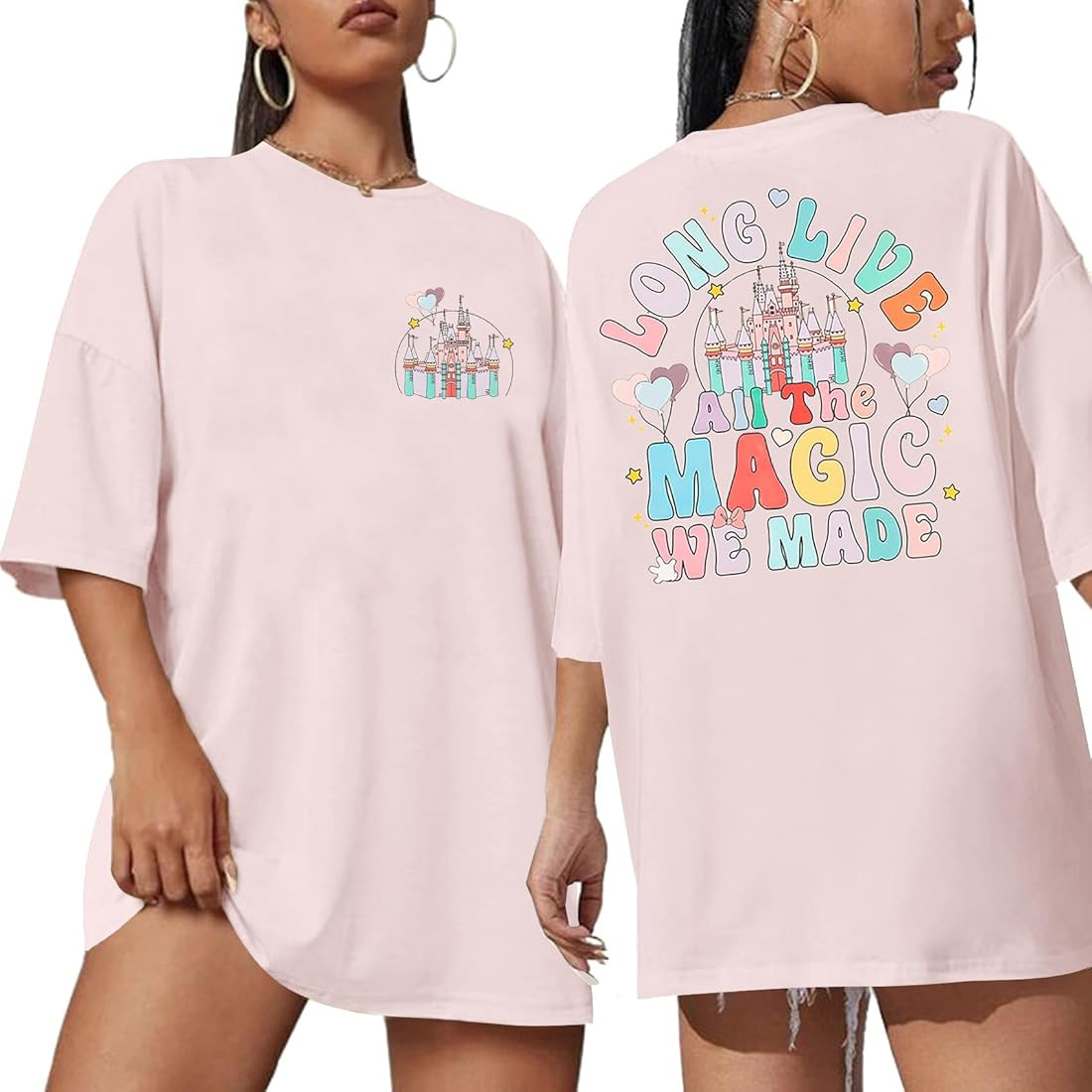 Magical Shirt Magic Kingdom Shirts: Long Live All The Magic We Made Tshirt Holiday Castle Graphic... | Amazon (US)