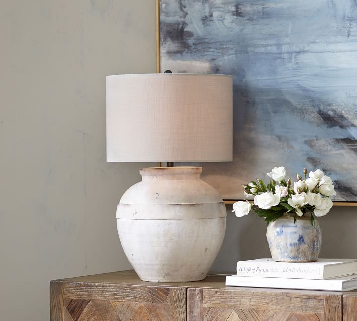 Faris Ceramic Table Lamp | Pottery Barn (US)