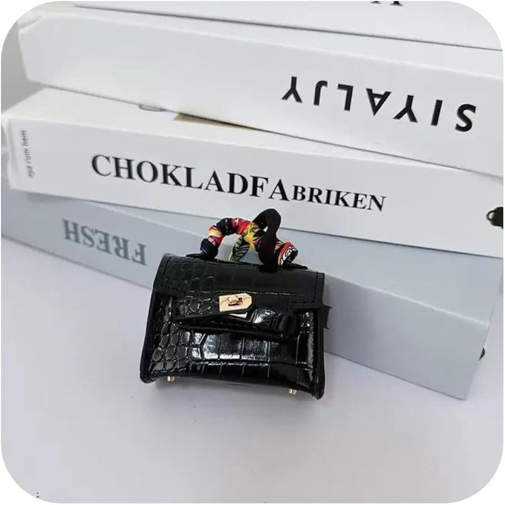 Vegan Leather Keychains Bag Charms Y2k Bag Pendent Charms Purse for Women Y2k Accessories Bag Cha... | Amazon (US)