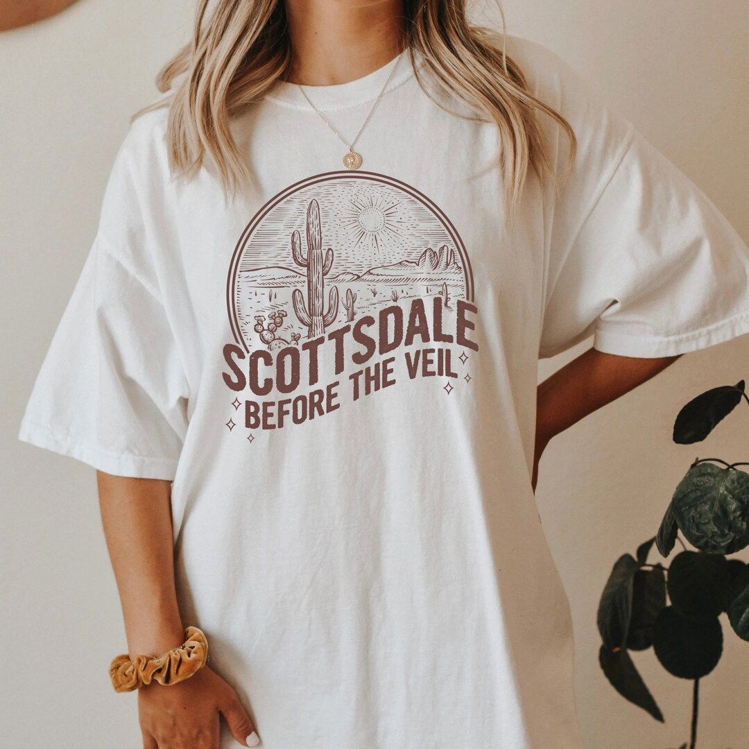 Scottsdale before the veil tee, Bachelorette Tshirts, Bridesmaid shirts, Sedona Bachelorette, bac... | Etsy (US)