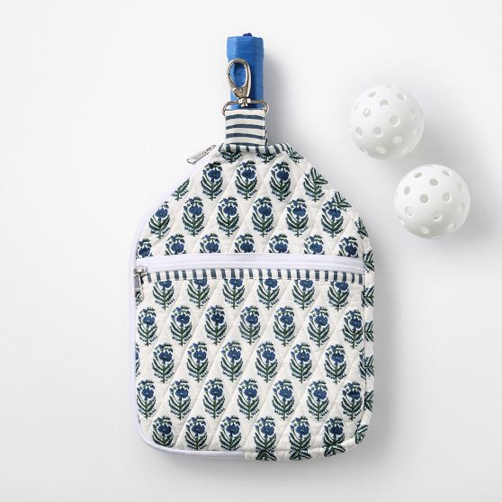 Block Print Pickleball Paddle Cover | Mark and Graham