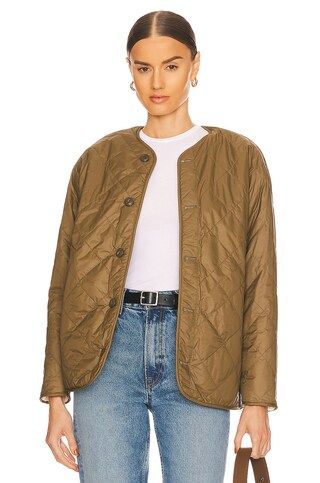 Rag & Bone Brielle Reversiable Liner in Army from Revolve.com | Revolve Clothing (Global)