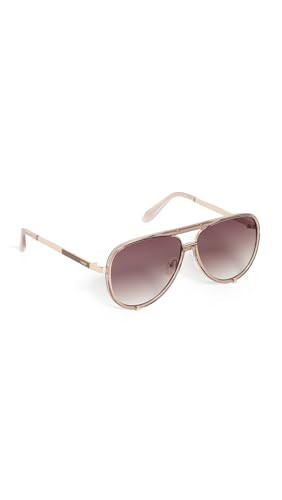 QUAY Women's High Profile Sunglasses, Doe/Brown, One Size | Amazon (US)