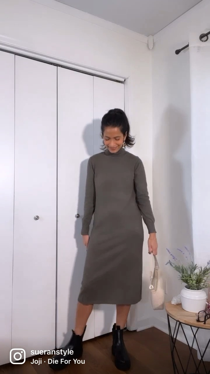 H&M cozy sweater dress 

#LTKSeasonal #LTKunder50 #LTKstyletip