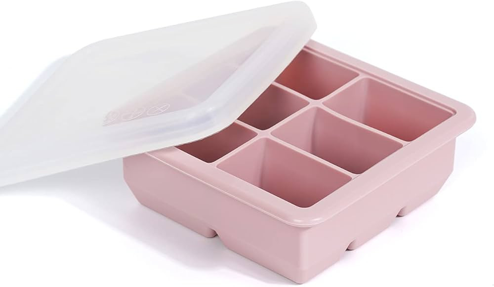 haakaa Baby Food Freezer Tray with Clip-on Lid, Silicone Baby Food Freezer Storage Tray, Pop Out ... | Amazon (US)