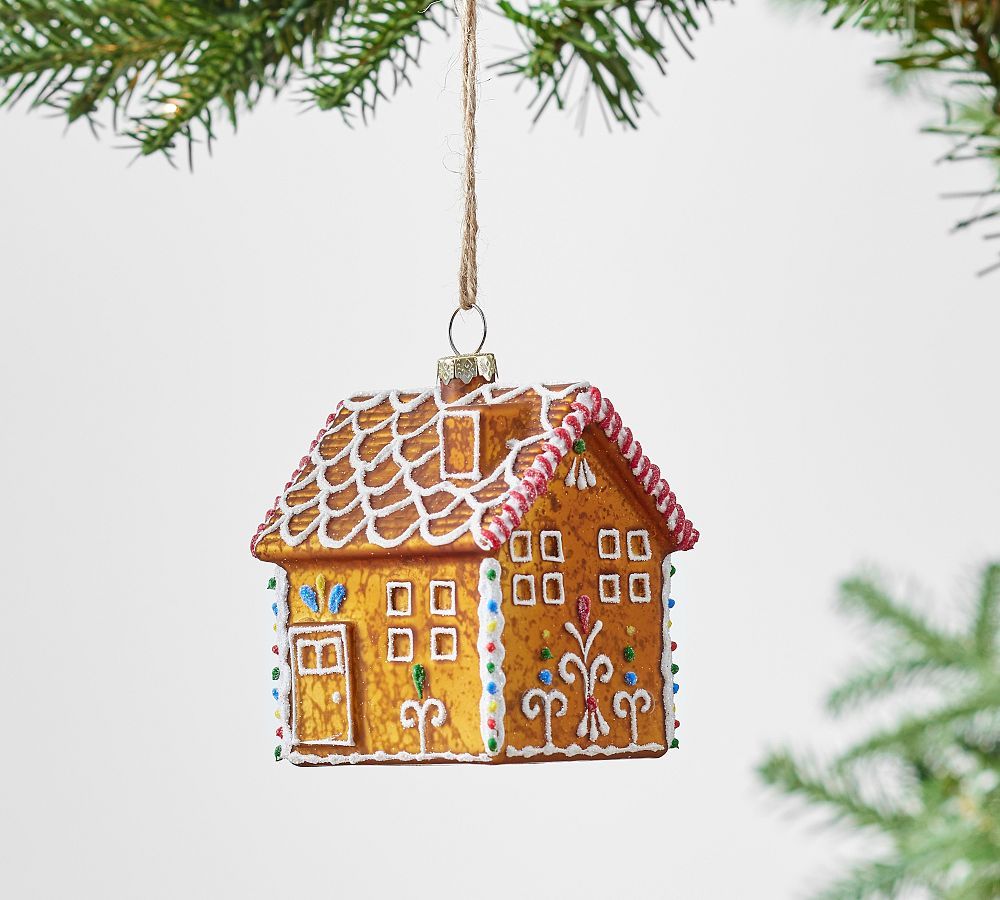 Gingerbread House Ornament | Pottery Barn (US)