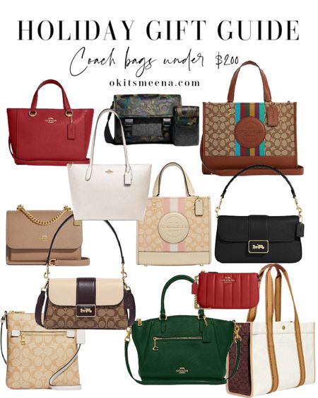 Coach bags are some of my favorites bags! So I rounded up some super cute ones for under $200 dollars. 

#LTKitbag #LTKstyletip #LTKGiftGuide