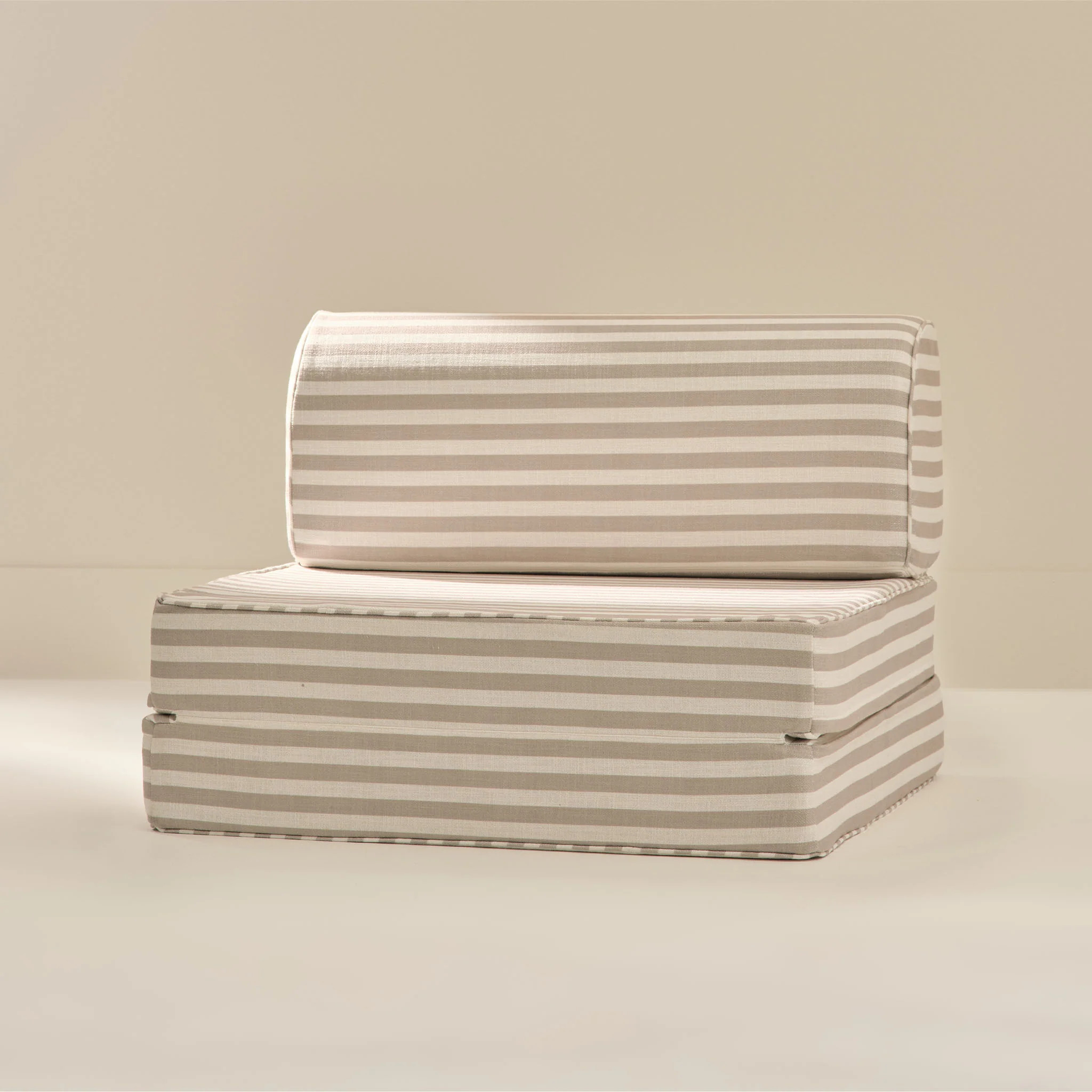 Coconut & Stone Striped Modular Sofa | Bennett | House of Noa | House of Noa