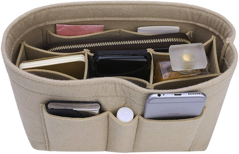 ZTUJO Purse Organizer Insert, Felt Bag Organizer For Handbag Purse Organizer,13 Colors, 6 Size (S... | Amazon (US)