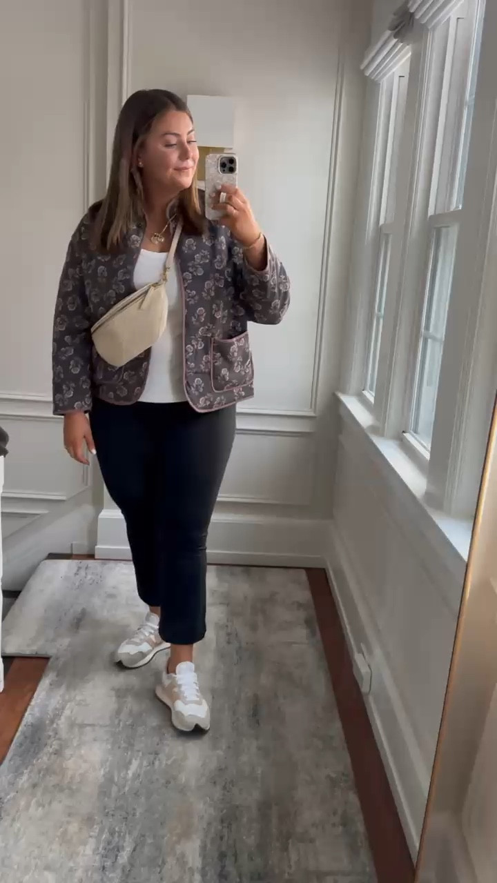 Travel outfit inspo - wearing size 1X in jacket & tank, XL in pants. Use CARALYN20 at Spanx. 

#LTKStyleTip #LTKTravel #LTKMidsize