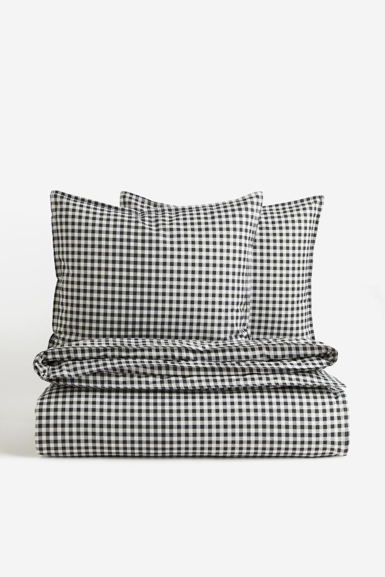 Patterned King/Queen Duvet Cover Set | H&M (US + CA)