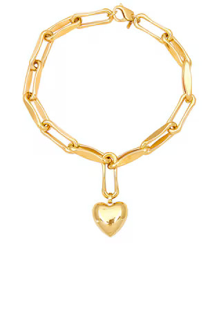 joolz by Martha Calvo Heart Chain Necklace in Gold from Revolve.com | Revolve Clothing (Global)