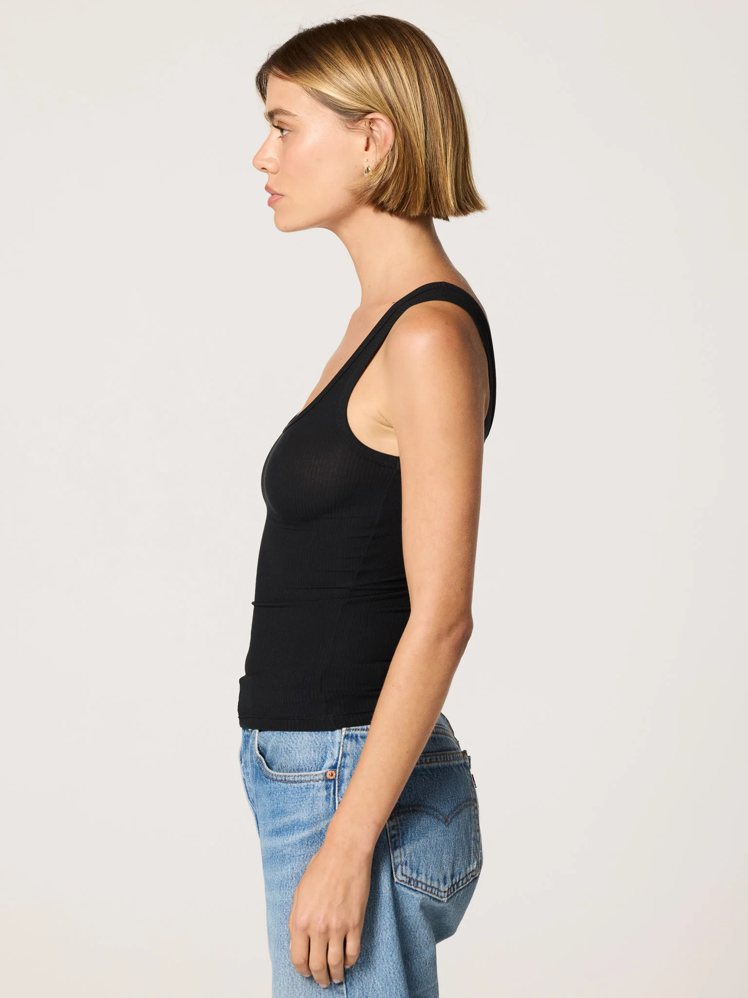 PAIGE TANK / BLACK | CLYQUE
