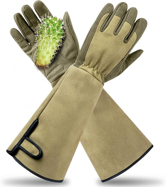 Professional Rose Pruning Thorn Proof Gardening Gloves with Long Forearm Protection for Men and W... | Amazon (US)