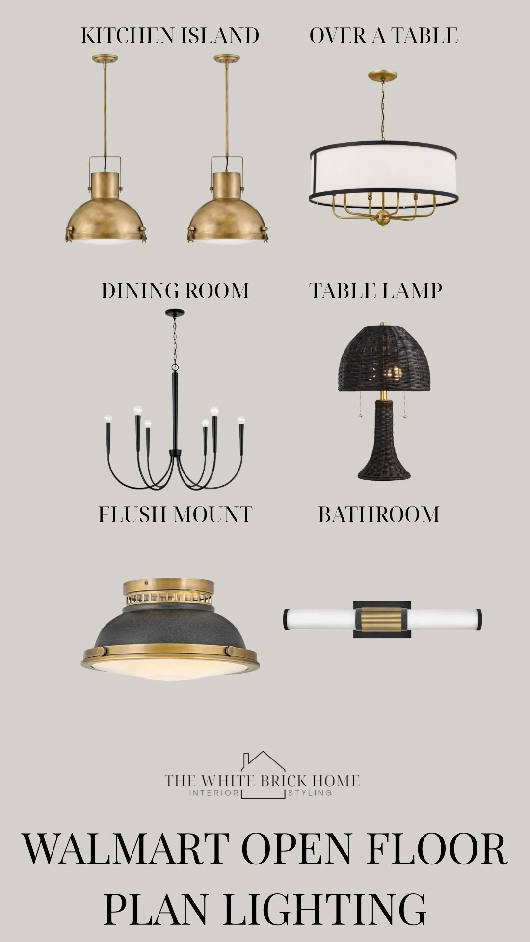 A beautiful lighting plan from Walmart for a cohesive, modern traditional feeling throughout your home. 

Chandelier, living room lighting, table lamp, flush mount, flush mount lighting, kitchen lighting, kitchen chandelier, dining room chandelier, dining room light, bathroom lighting, bathroom sconce, bathroom design, kitchen island lighting, pendant light, Walmart, Walmart light fixture, ceiling light, Walmart home, Walmart home decor

#LTKSeasonal #LTKHome #LTKSaleAlert