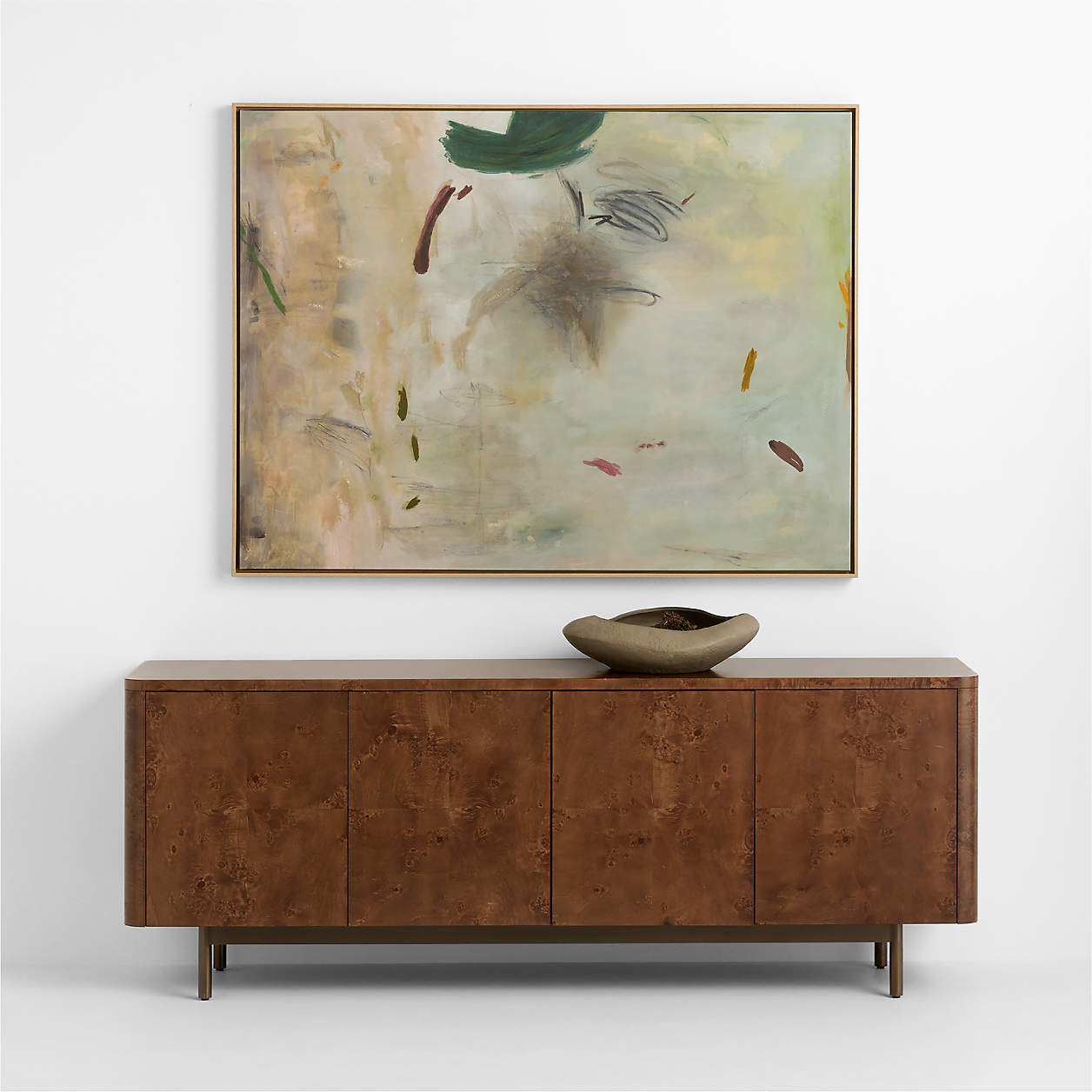 "Ukiyo" by Huda Hashim 46.25" x 61.25" Framed Wall Art Print + Reviews | Crate & Barrel | Crate & Barrel