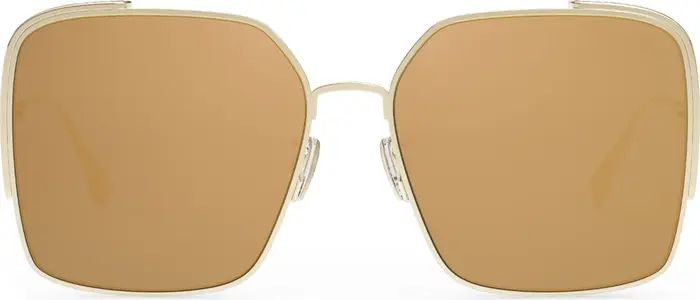 Fendi O'Lock 59mm Geometric Sunglasses | Nordstrom | Nordstrom Canada