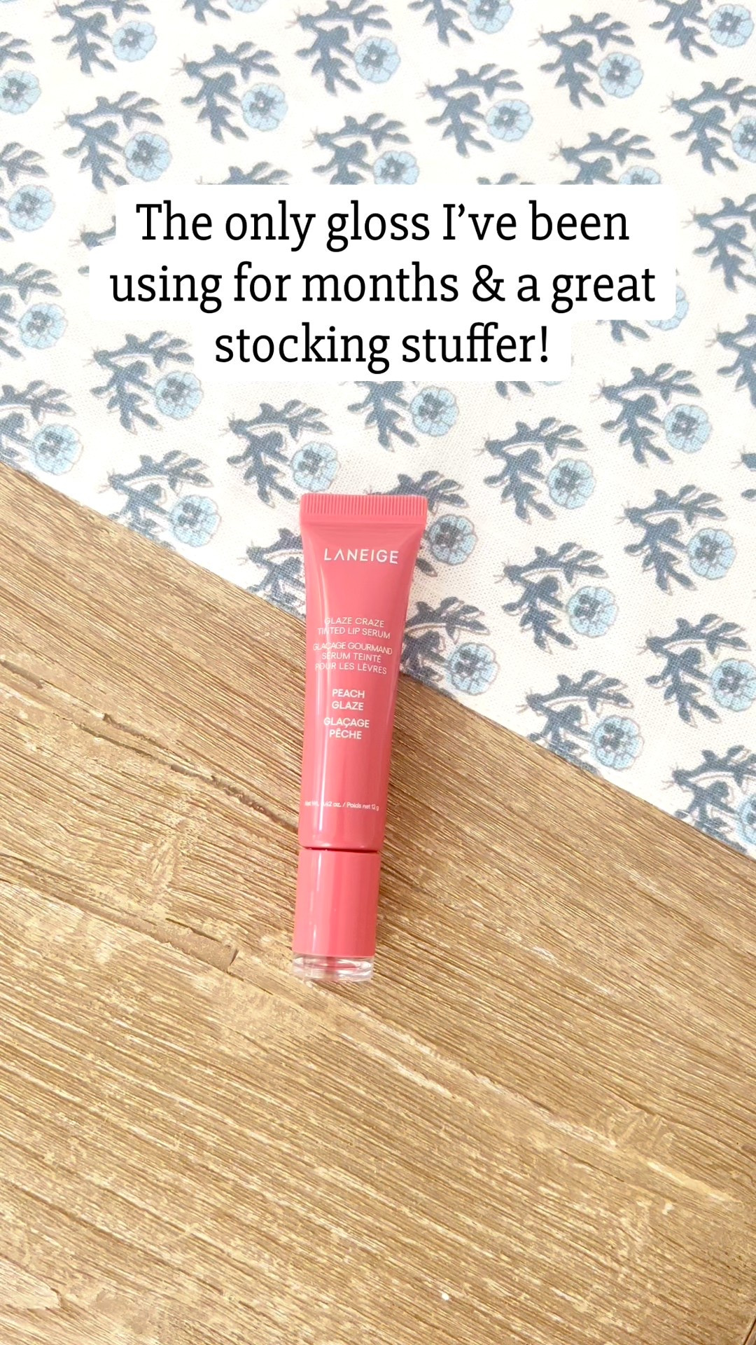 This moisturizing lip serum in the peach glaze is all I’ve been wearing the past few months, and would make a great stocking stuffer! It's not sticky or tacky at all, and it adds just a hint of natural color! - amazon beauty, amazon lip balm, lip gloss, hydrating lip moisturizer, Laneige lip gloss, natural lip color, fall lip color, luxury beauty, new makeup, stocking stuffers for her, stocking stuffers for teen girls 

#LTKFindsUnder50 #LTKGiftGuide #LTKBeauty