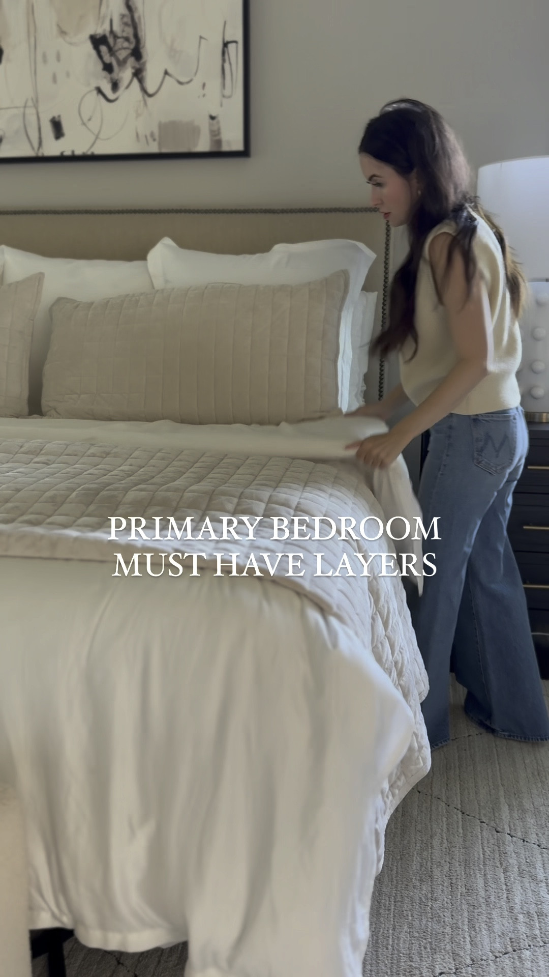 Primary bedroom 
Home decor 
Area rug 
Bedding 


#LTKSaleAlert #LTKHome #LTKVideo