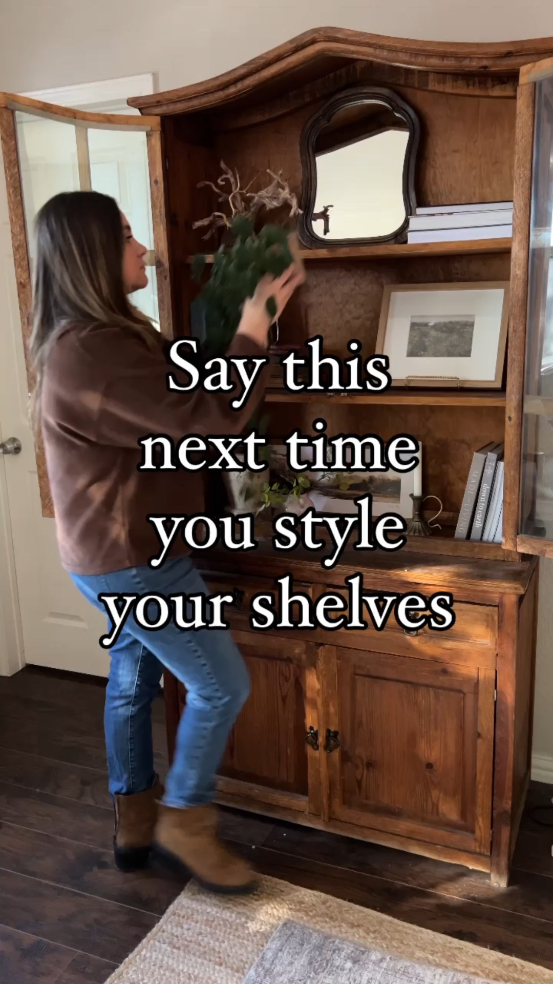 Shelf styling, vintage style, vintage bookshelf, cottage core styling, shelf styling tips

#LTKHome