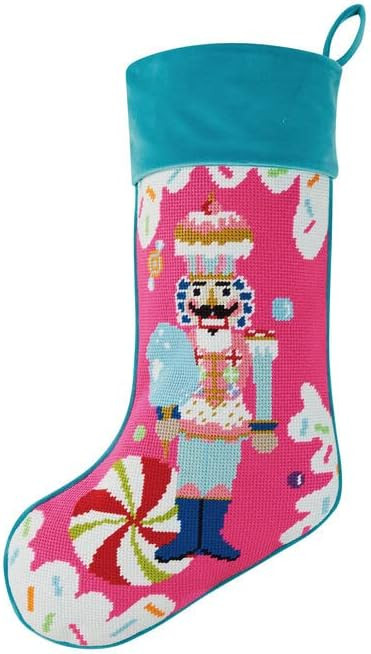 Peking Handicraft Colonel Cupcake Stocking, 18-inch Length, Poly Yarn, Poly Velvet, Christmas, Ho... | Amazon (US)
