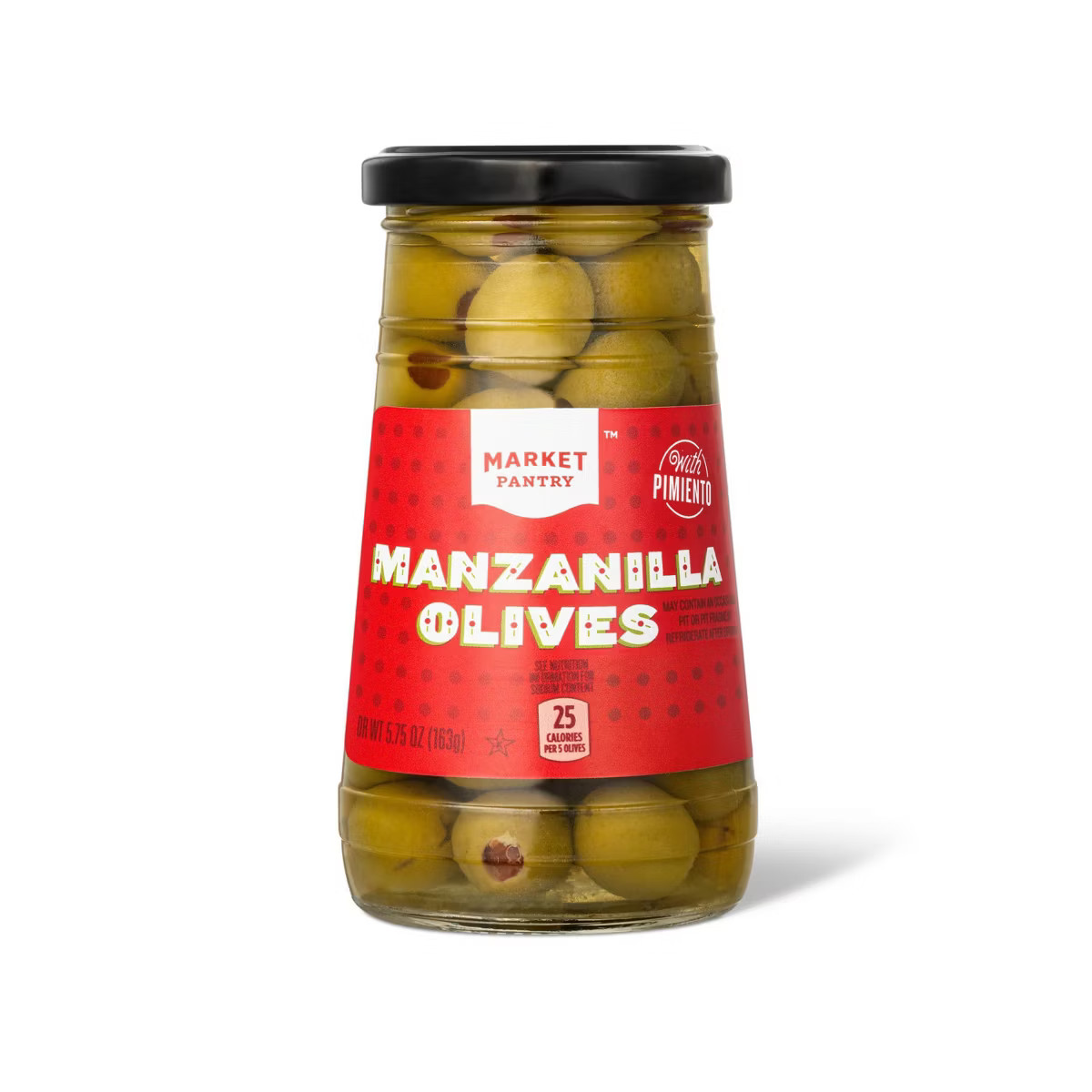 Pimiento Stuffed Green Olives - 5.75oz - Market Pantry™ | Target