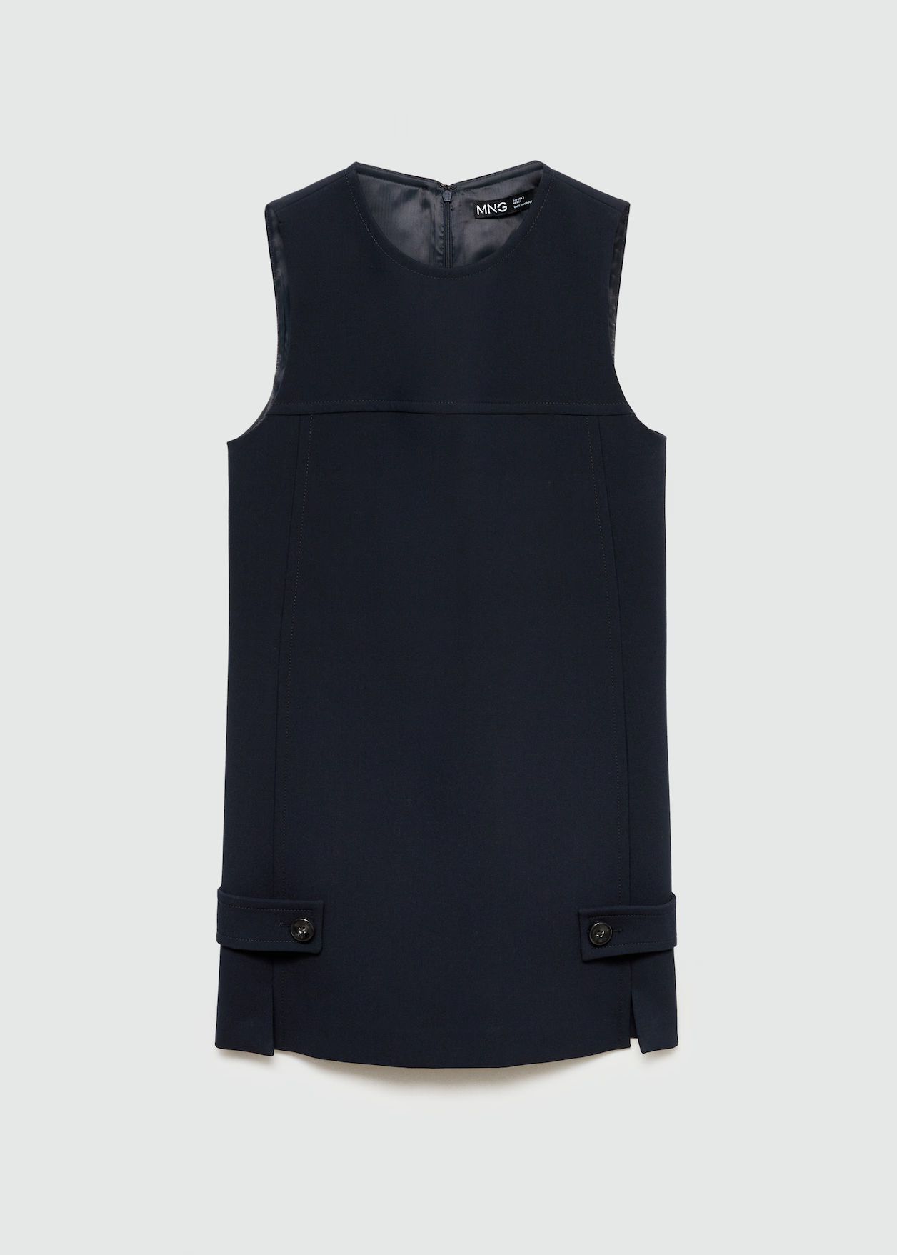 Short dress with decorative buttons | MANGO (UK)