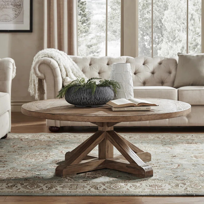 Alpena Pedestal Coffee Table | Wayfair North America