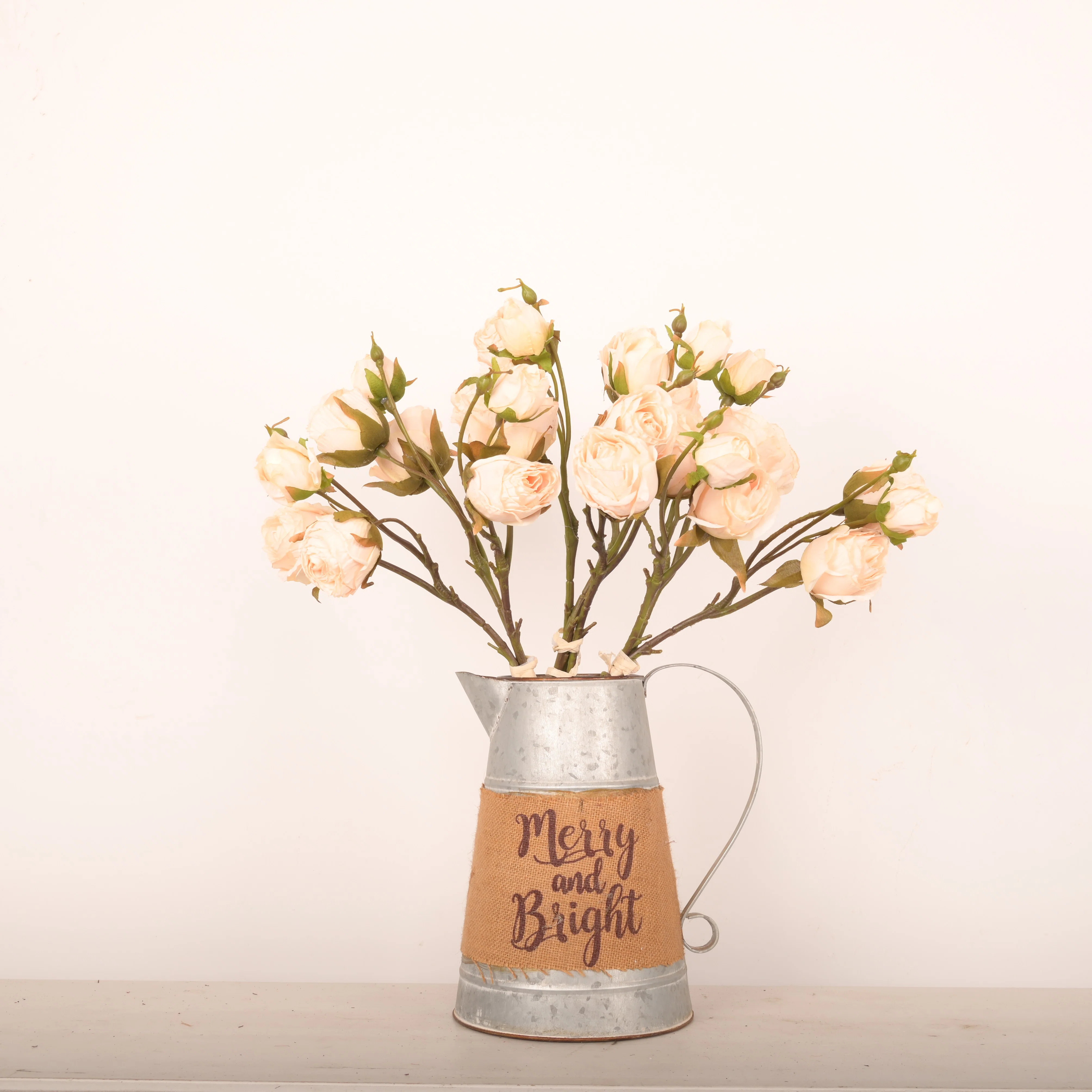 Primrue 14" Artificial Peony Flowers Arrangements For Vase Filler, Faux Floral Bulk Bouquet For W... | Wayfair North America