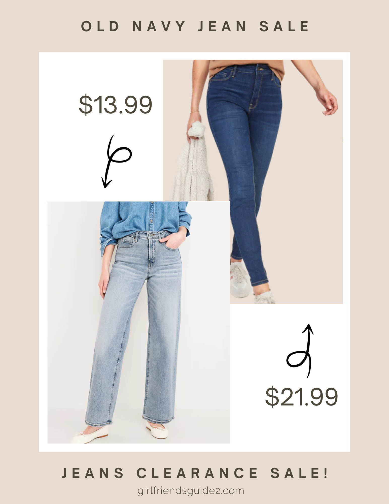 Old Navy jeans are on clearance!  Lots of styles and colors available.  Pictured are extra high waist jeans and rockstar skinny.  Good time to get before fall and back to school.

#oldnavy #jeans 

 #LTKSaleAlert #LTKFindsUnder50