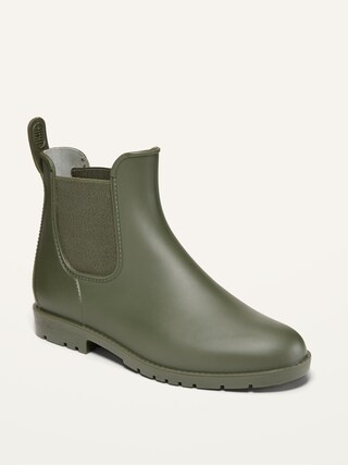 Water-Repellent Pull-On Rain Boots for Women | Old Navy (CA)