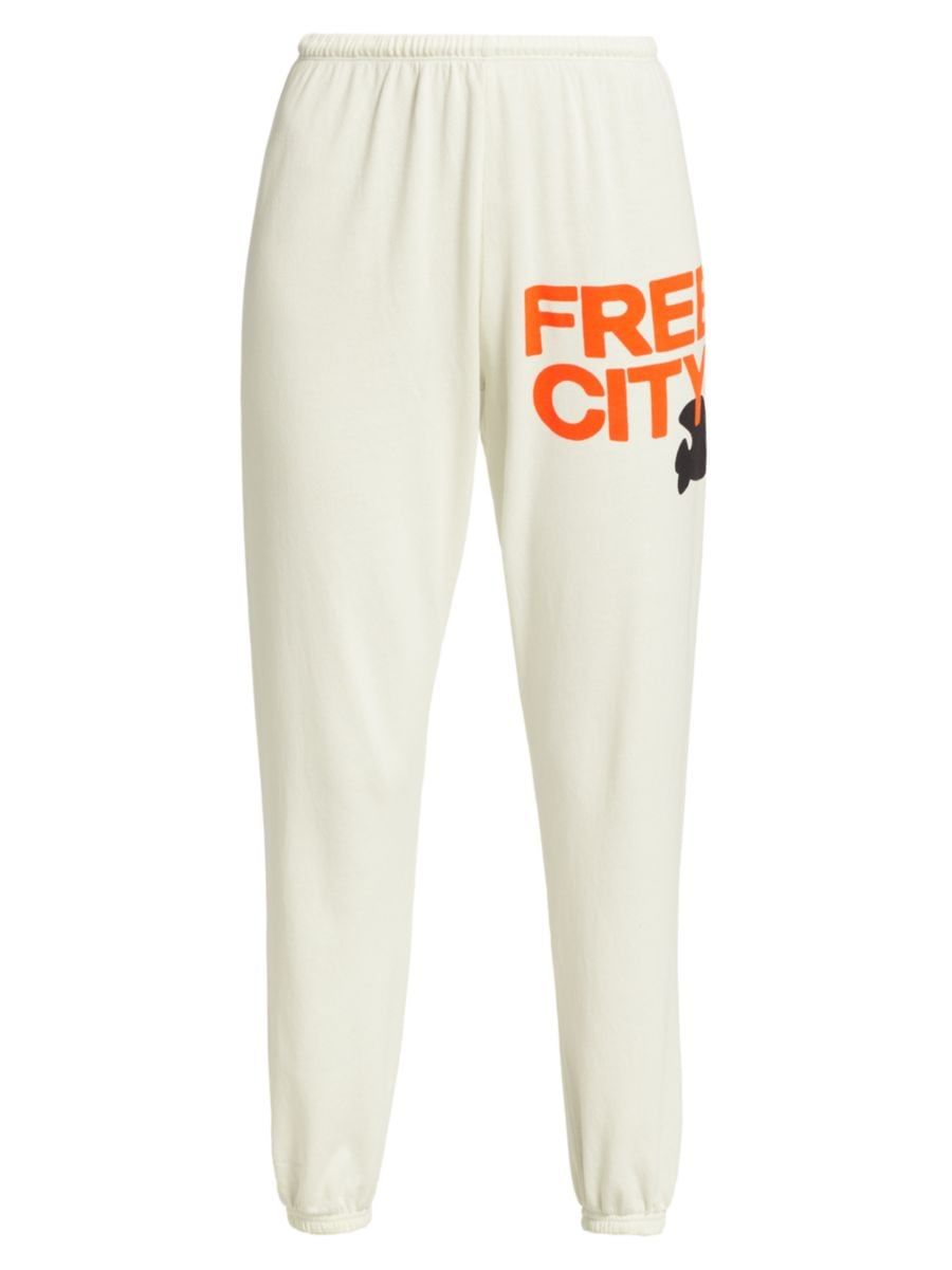Freecity Relaxed-Fit Logo Sweatpants | Saks Fifth Avenue