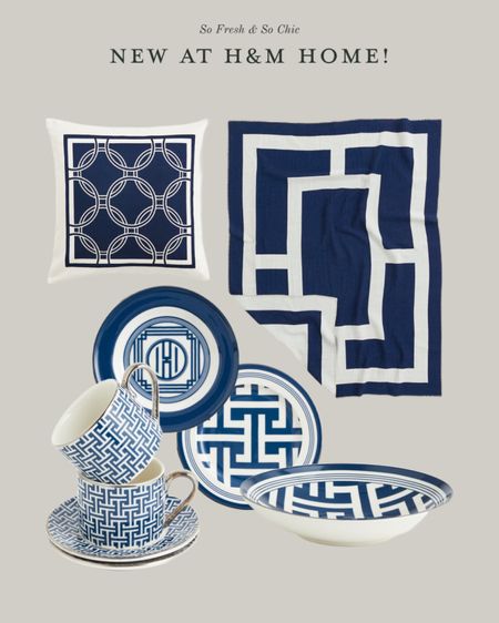 New from H&M Home!
-
Blue and white porcelain bowl - blue and white porcelain plate - blue and white porcelain espresso cups - affordable dining - affordable home decor - blue and white wool blend throw blanket - blue and white printed Grecian pillow cover - summer home decor 

#LTKunder100 #LTKSeasonal #LTKhome