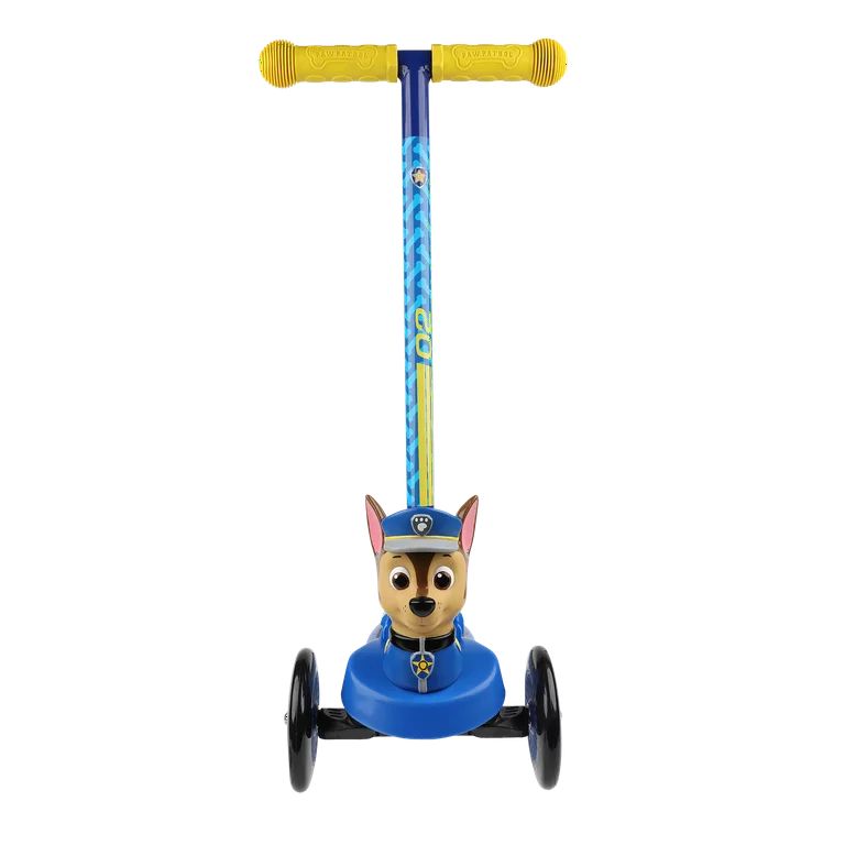 Paw Patrol Chase 3D Scooter with 3 Wheels Tilt and Turn, For Toddlers Ages 3+ | Walmart (US)