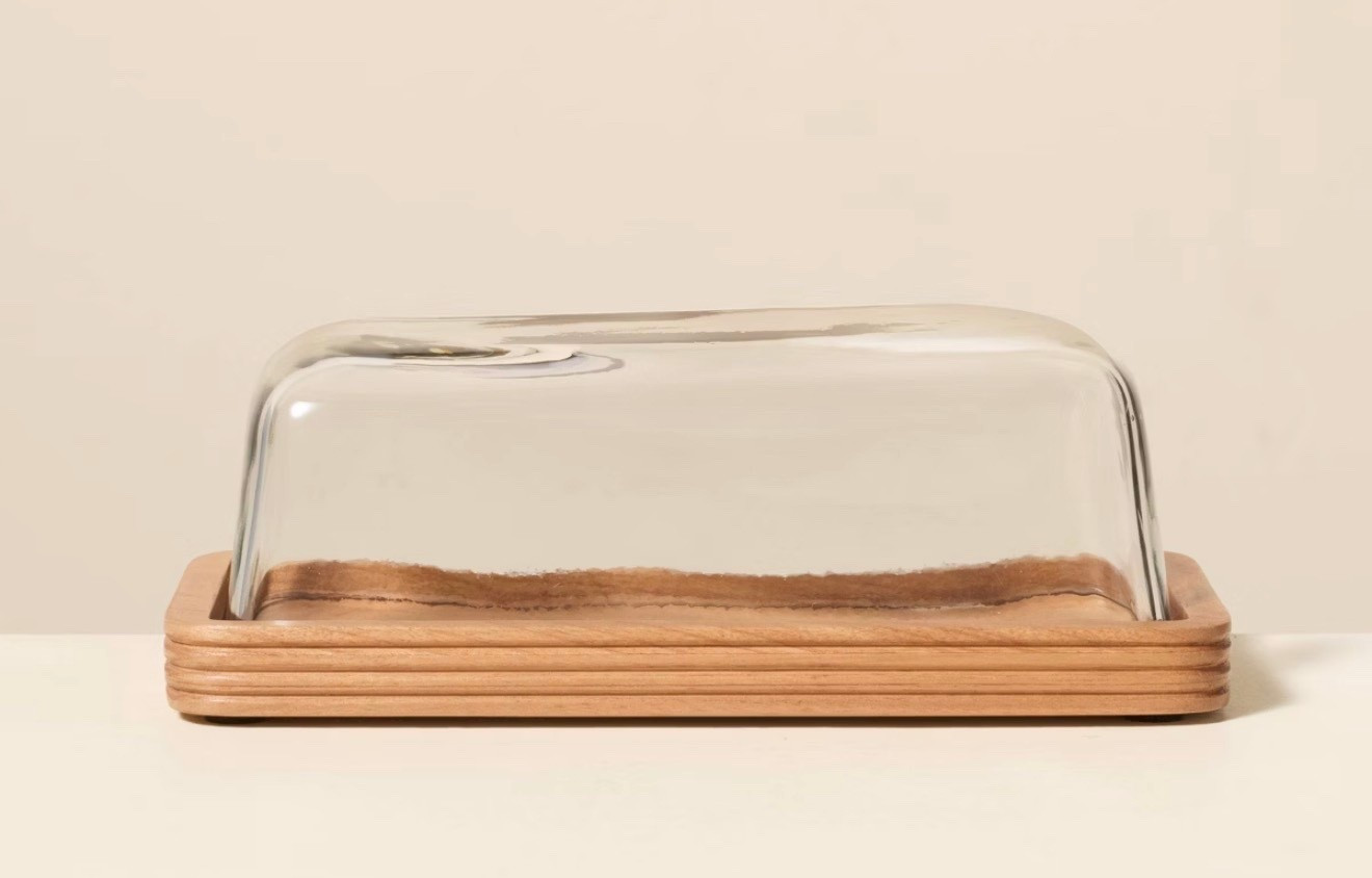 Glass and Wood Butter Dish - Hearth & Hand™ with Magnolia 

#LTKHome #LTKdayinmylife #LTKfoodie