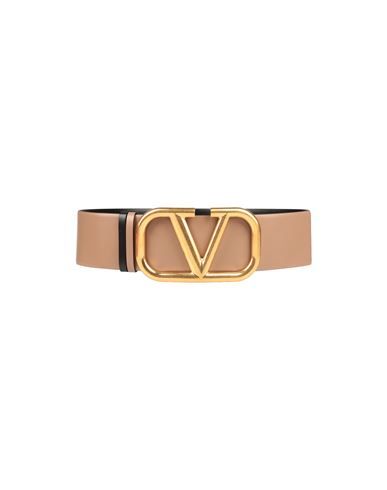 Valentino Garavani Woman Belt Beige Size 36 Soft Leather | YOOX (US)