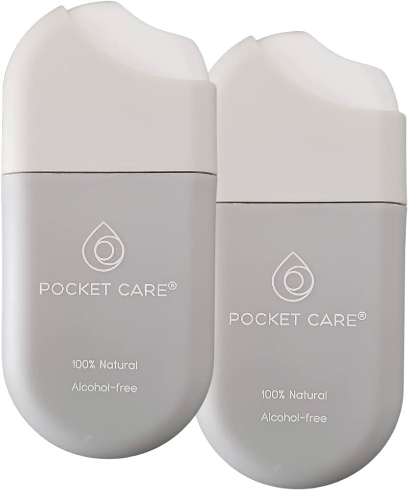 POCKET CARE | 2 Pack Peppermint Scented Hand moisturizing Spray 1 Fl OZ- Spray for Hands | Organi... | Amazon (US)