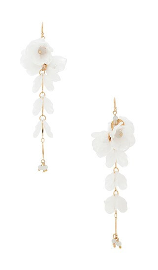 Lovers and Friends Arlette Earrings in Metallic Gold. | Revolve Clothing (Global)