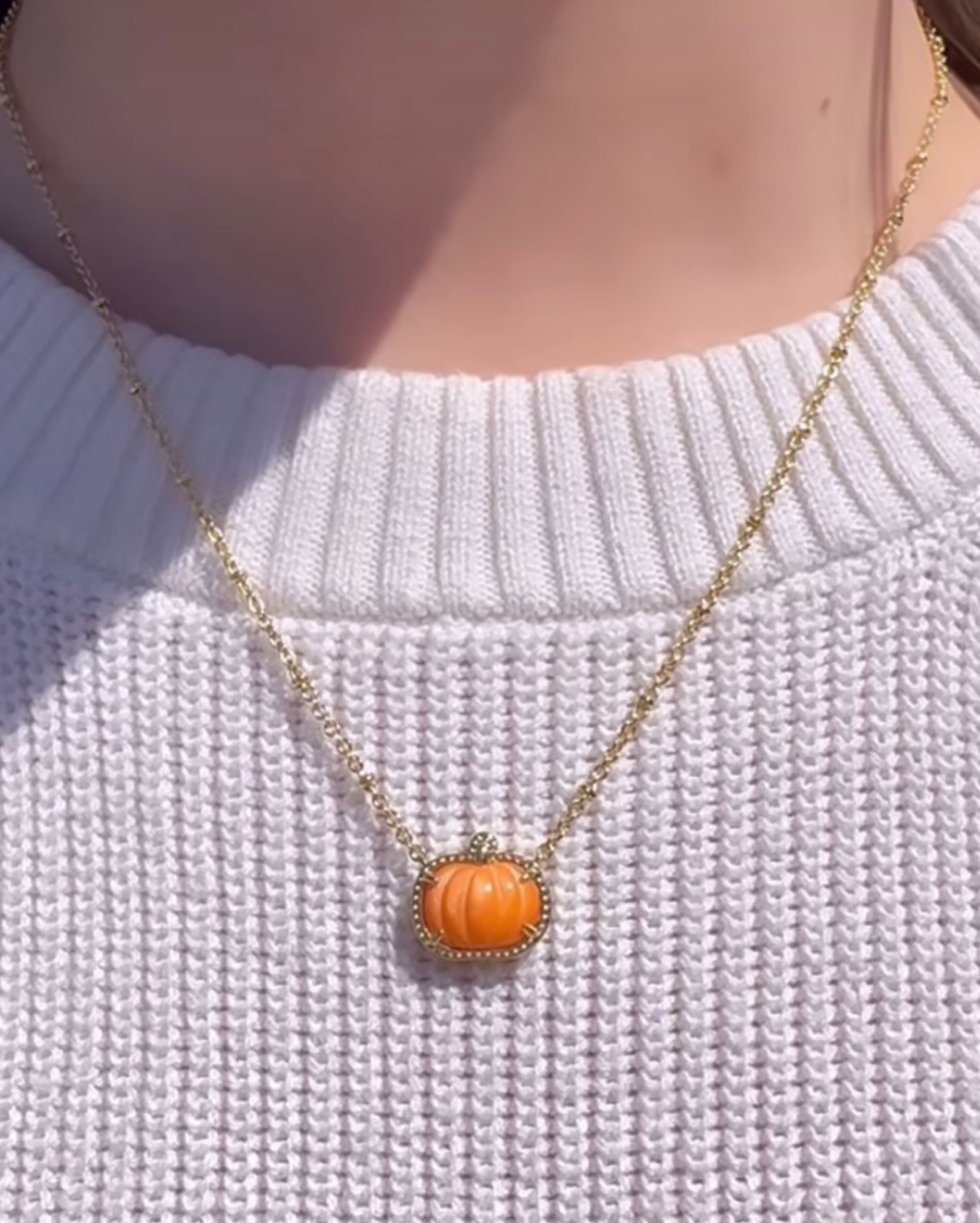 NEW pumpkin Kendra Scott necklace!! The perfect fall accessory/jewlery 🎃🍂🧡

#LTKSeasonal #LTKHalloween #LTKHoliday
