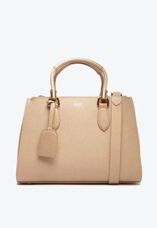 Bolsa Tote Nude Schutz New Lorena Amendoa | ZZ Mall (BR)
