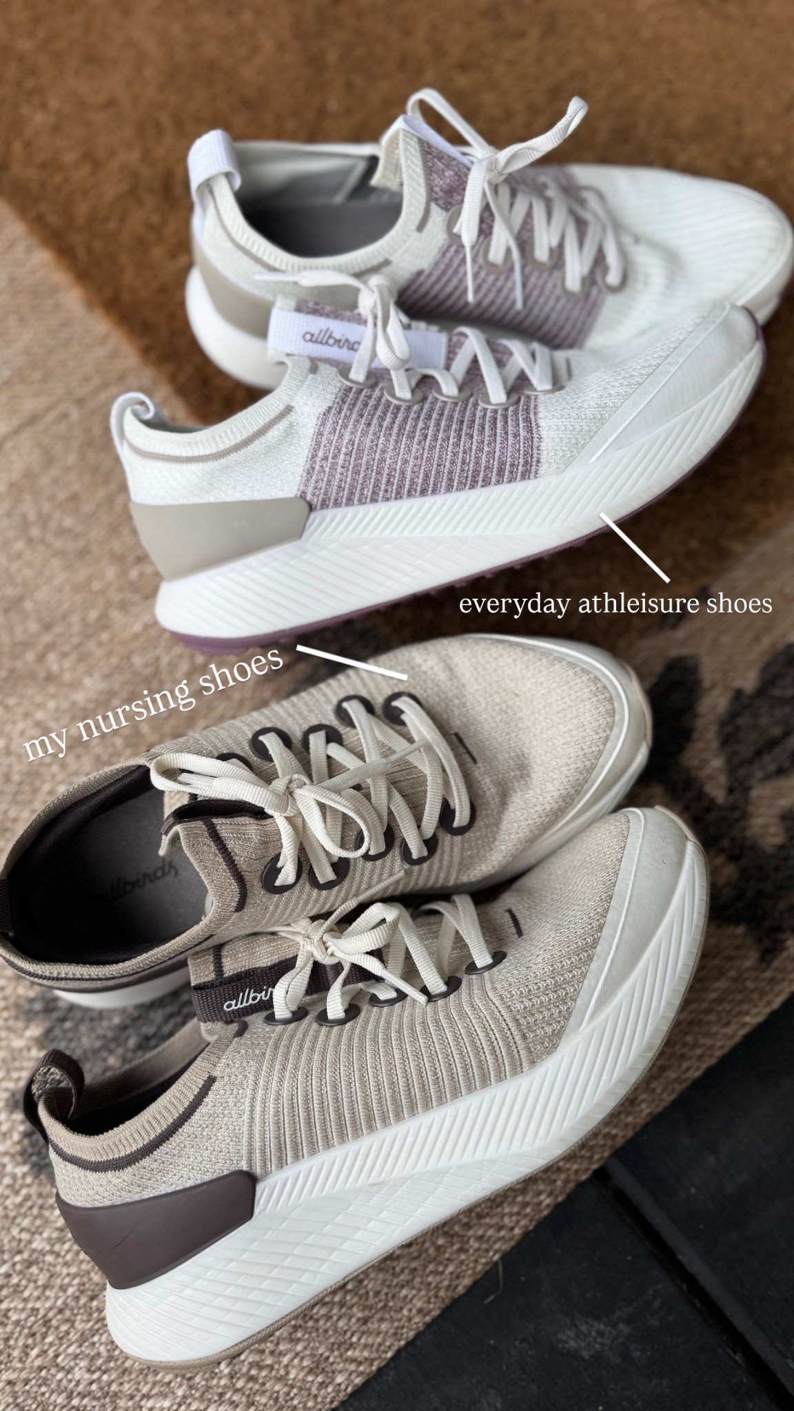 Love my Allbirds🤎✨ These are the Tree Gliders — the bottom color I wear for nursing shifts ONLY & the top is new & fun for spring fits! 😍 very lightweight, supportive & tts! Code HOLLEY15 saves you 15% off your first order on their site! 

Nursing / sneakers / comfy / casual / shoes / sale / Holley Gabrielle / spring 

#LTKSaleAlert #LTKShoeCrush #LTKActive